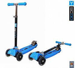 Самокат Maxi City RT Simple Gagarin трансформер, blue (Y-SCOO, 4955RT) - миниатюра
